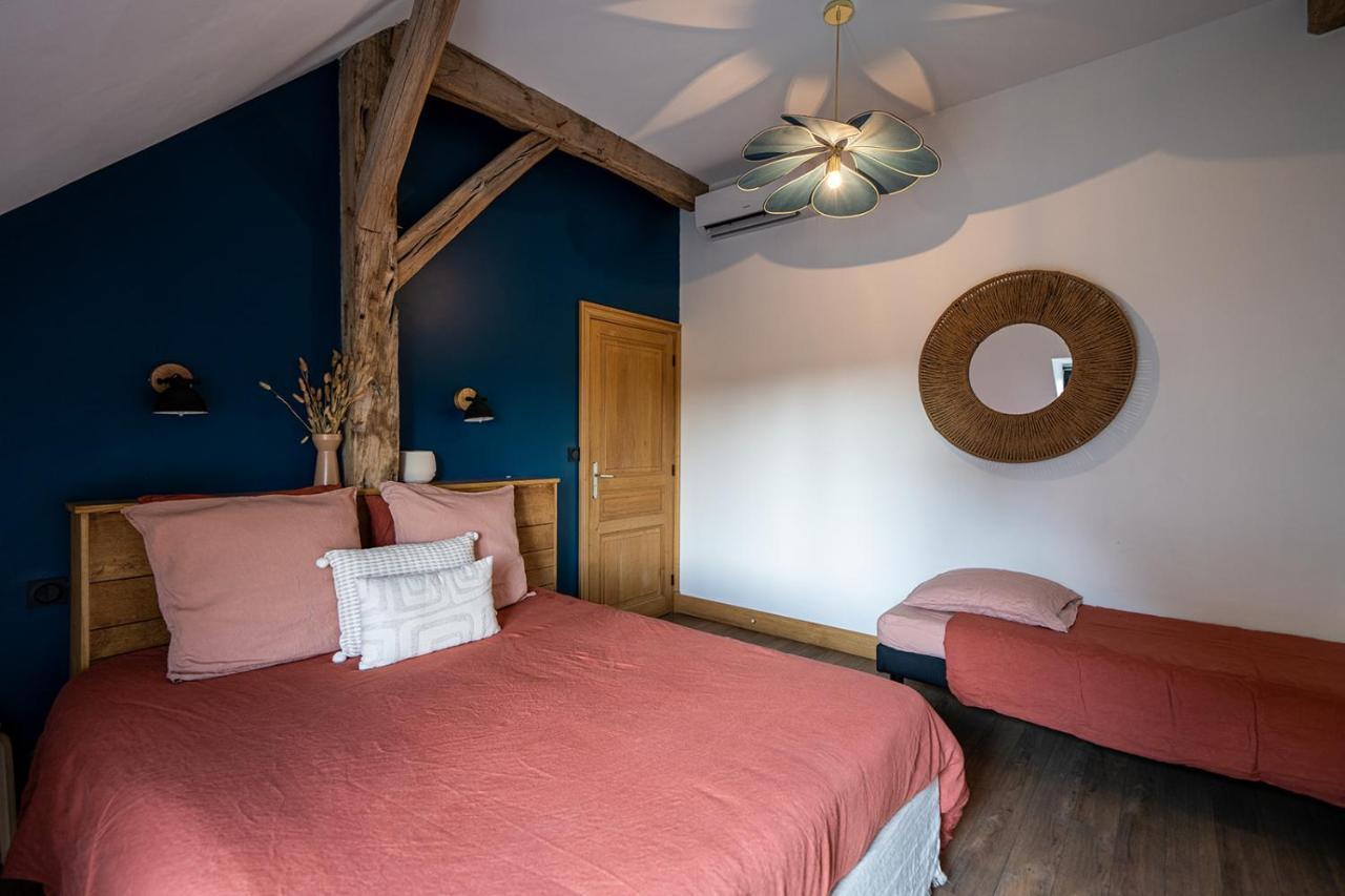 ลา กร็องฌ์ เดอ เลโอนี Bed & Breakfast Mery-sur-Cher ภายนอก รูปภาพ